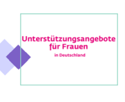 HOPE Unterstützungsangebote für Frauen in Deutschland 